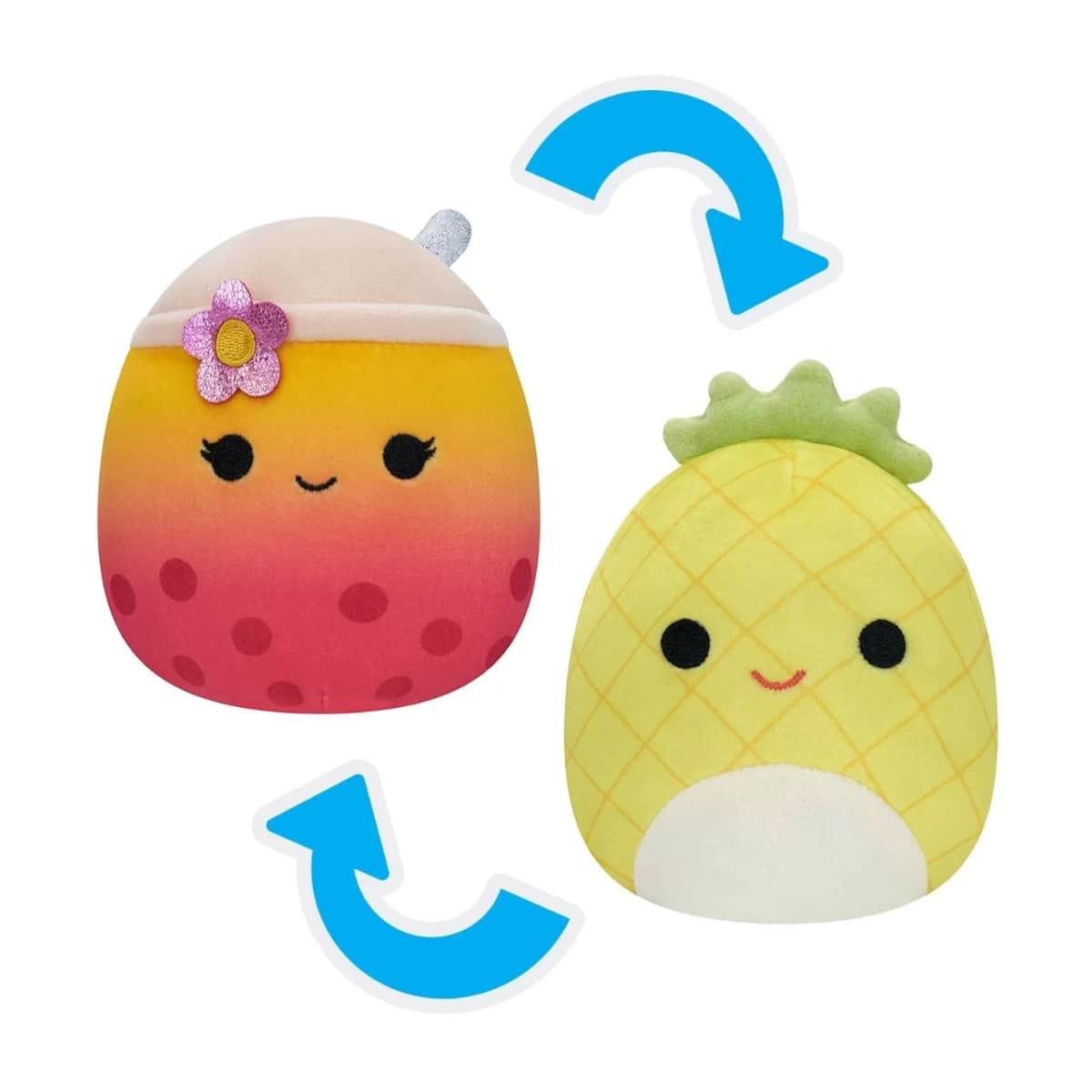 Squishmallows 5" Double Sided Flip Assorted Plush Toy Unisex, 3-4 Years