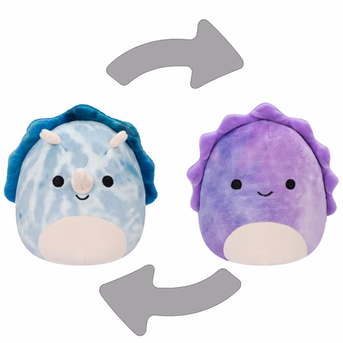 Squishmallows 5″ Flip A Mallows Assorted Plush Toy Unisex, 3-4 Years