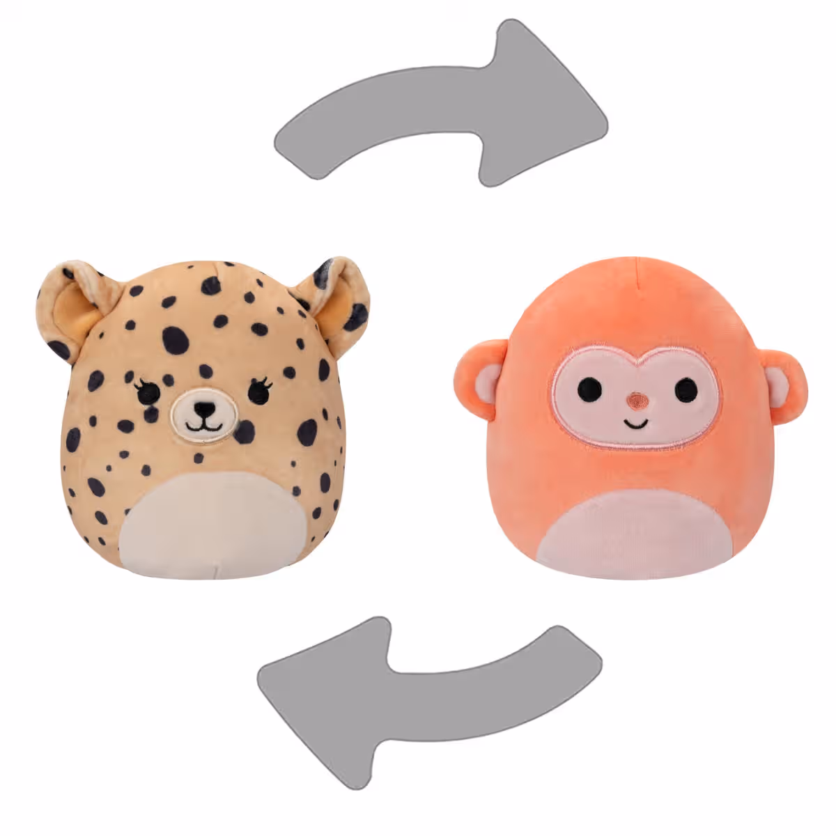 Squishmallows 5″ Flip A Mallows Assorted Plush Toy Unisex, 3-4 Years