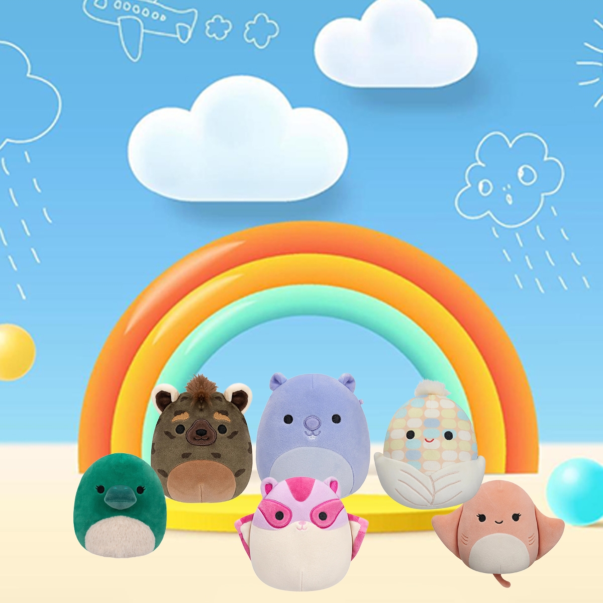 Squishmallows 5″ Highly Collectable Assorted Plush Toy Unisex, 3-4 Years