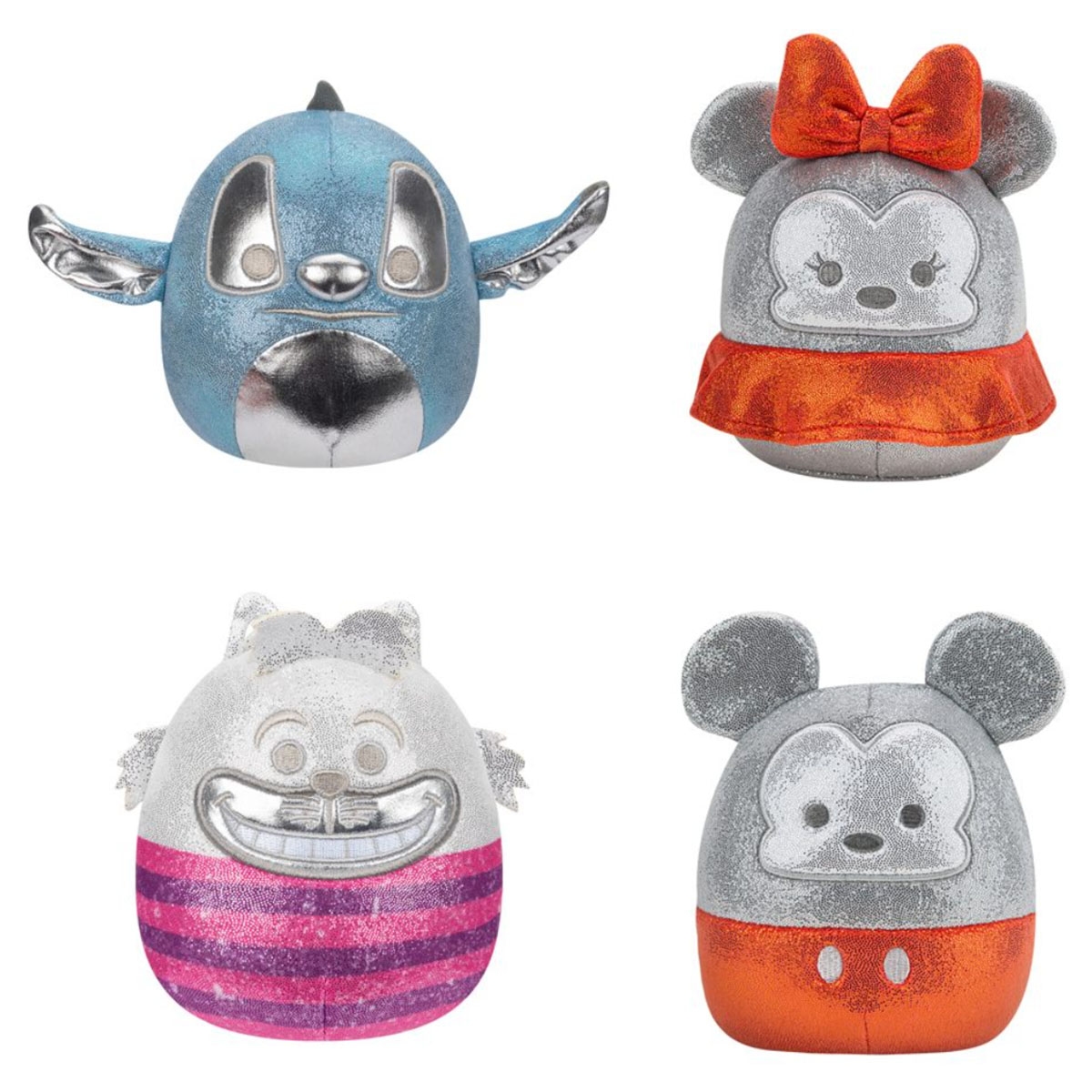 Squishmallows 5″ Mickey & Friends Plush Toy Unisex, 3-4 Years, Pack of 4