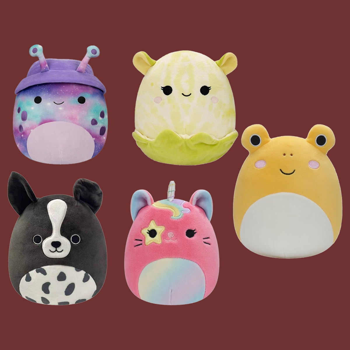 Squishmallows 5" Phase 15 Assorted Super Plush Toy Toddler, 0-2 Years
