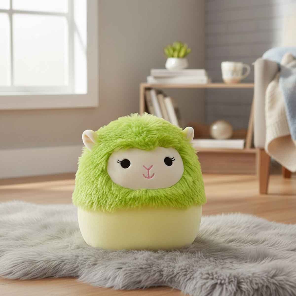 سكويشمالوز مجموعة 7.5 انش جرانت البيج مع 7.5 انش كافاليري الألباكا لعبة محشوة للجنسين عمر 3-4 سنوات