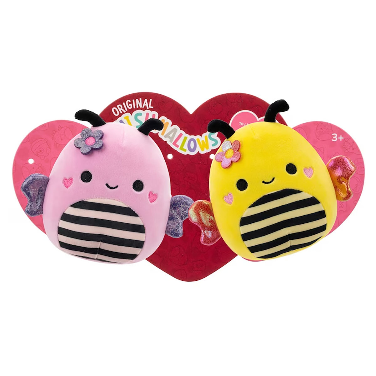 Squishmallows 7.5″ Cactus & Marcelluis Assorted Plush Toy Unisex, 3-4 Years, Pack of 2