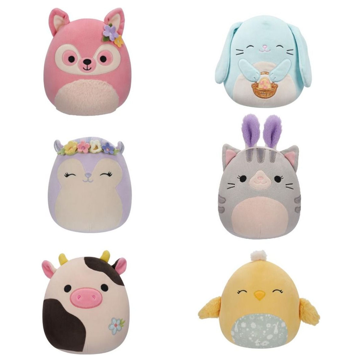 Squishmallows 7.5″ Easter Assorted Plush Toy Unisex, 3-4 Years