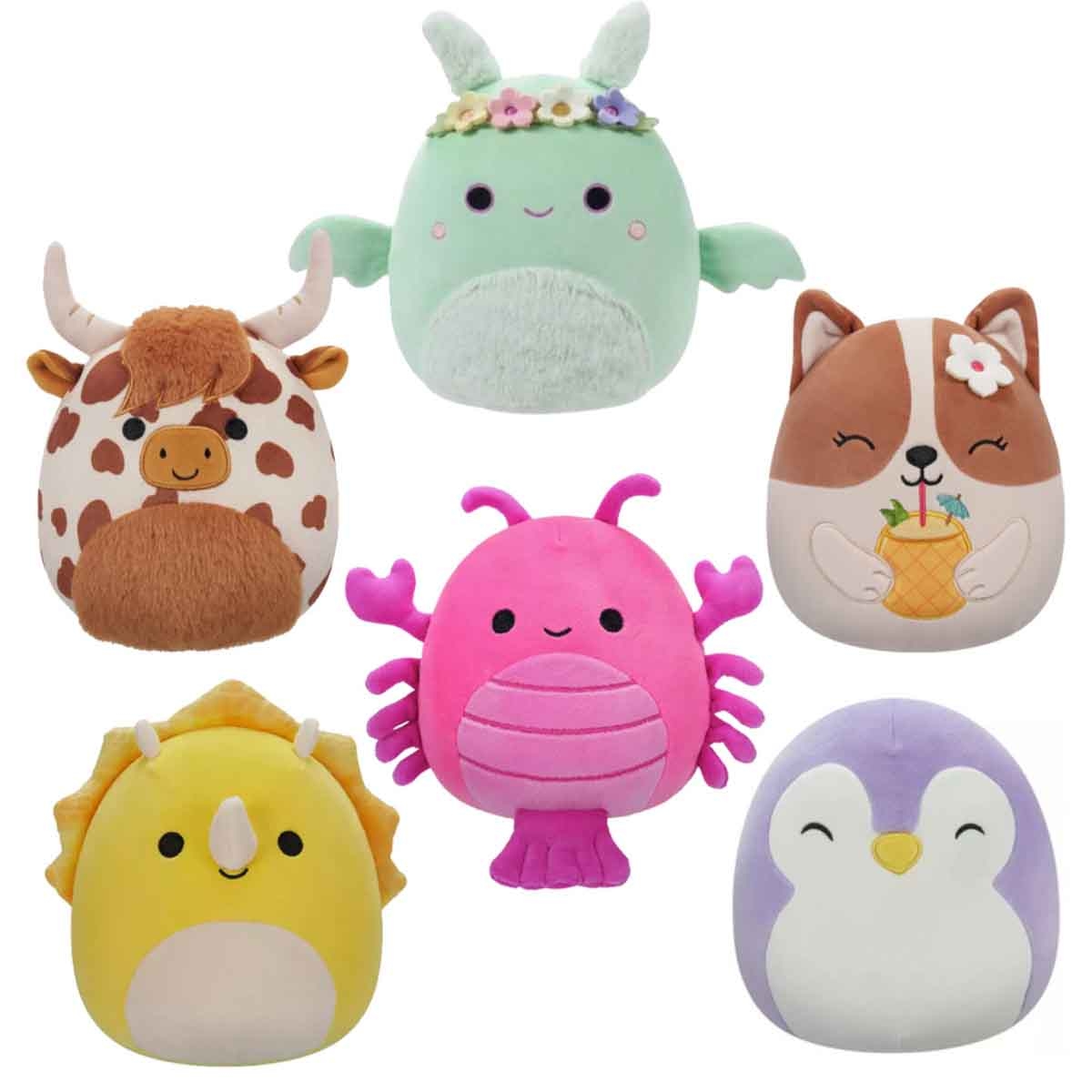 Squishmallows 7.5″ Soft Assorted Plush Toy Unisex, 3-4 Years