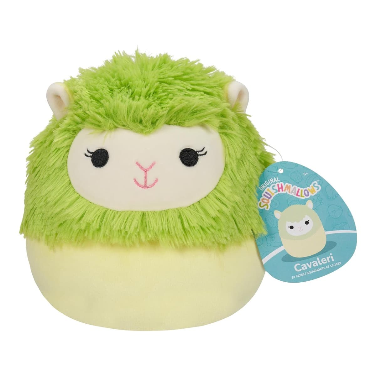 Squishmallows 7.5" Cavaleri The Lime Green Alpaca Plush Unisex, 3-4 Years