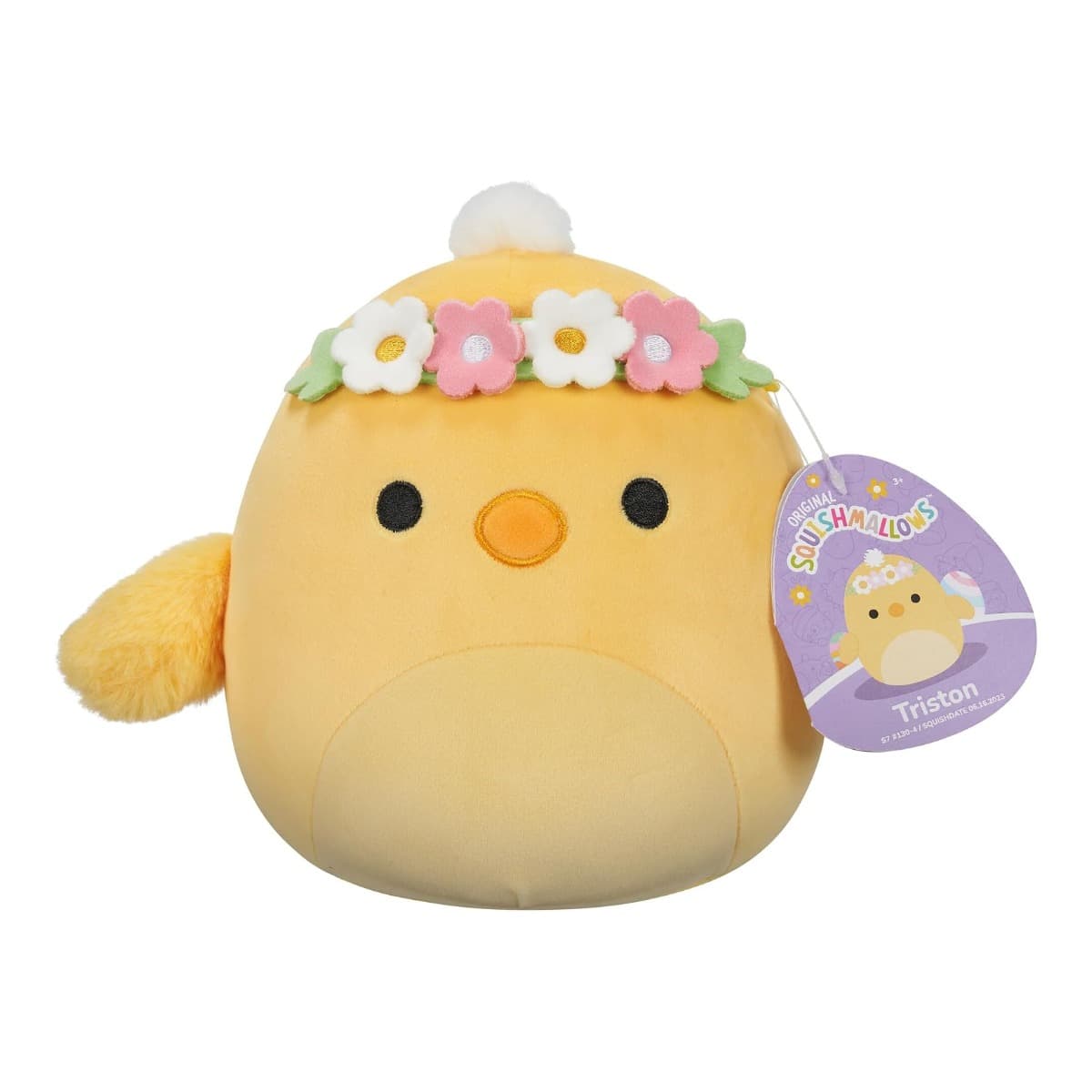Squishmallows 7.5" Triston the Chick Plush Unisex, 3-4 Years