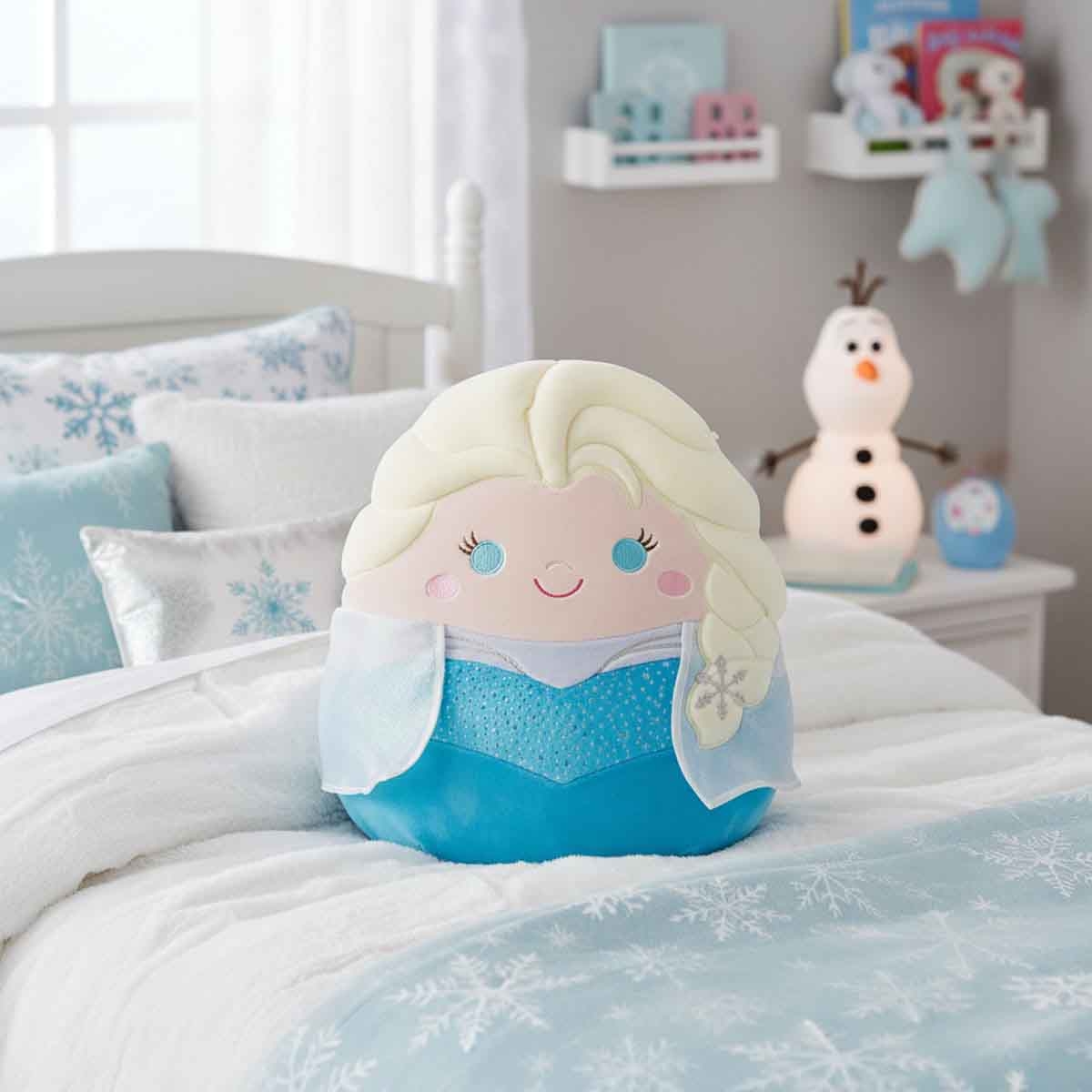 سكويشميلوز لعبة محشوة ديزني فروزن إلسا 8 إنش للجنسين، 3-4 سنوات