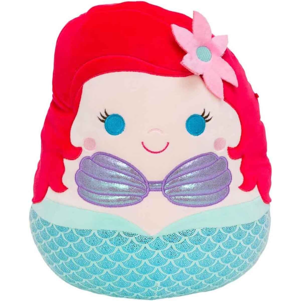 Squishmallows 8″ Disney Princess Ariel Plush Toy Unisex, 3-4 Years