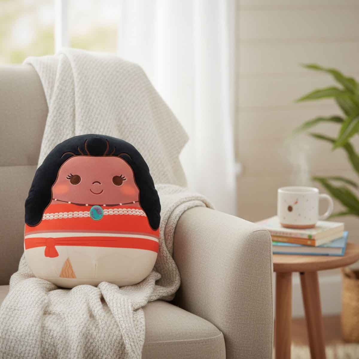 سكويشميلوز لعبة محشوة ديزني الأميرة موانا 8 إنش للجنسين، 3-4 سنوات