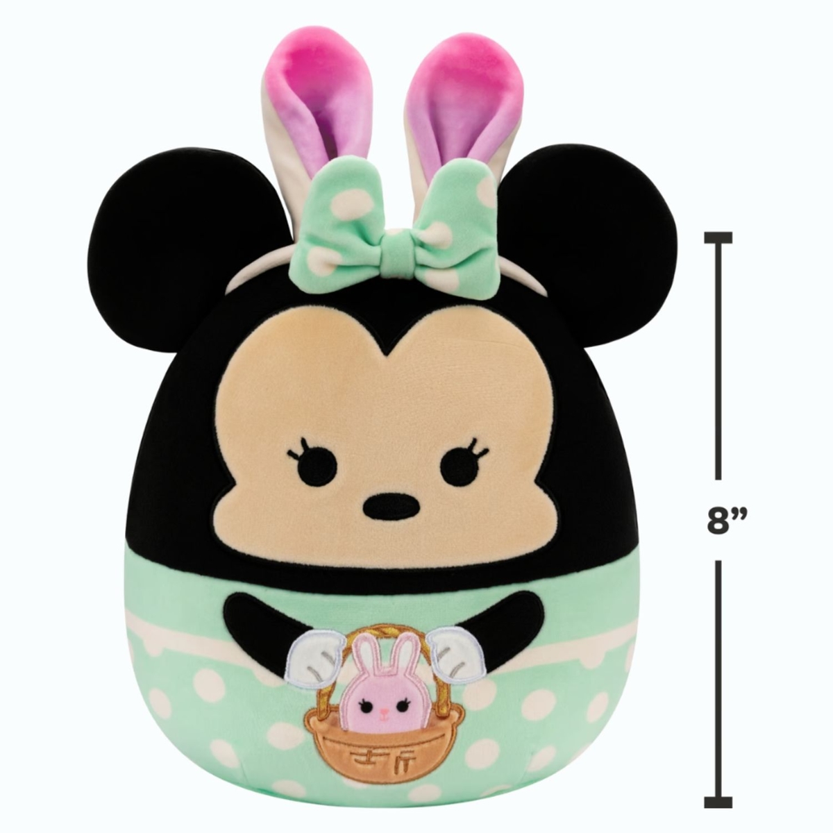 سكويشمالوز لعبة محشوة 8 إنش، ميني ماوس عيد الفصح، للجنسين، من عمر 3 إلى 4 سنوات