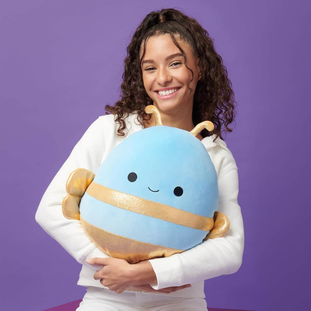 Squishmallows Adopt Me 14″ Queen Bee Plush Toy Unisex, 3-4 Years