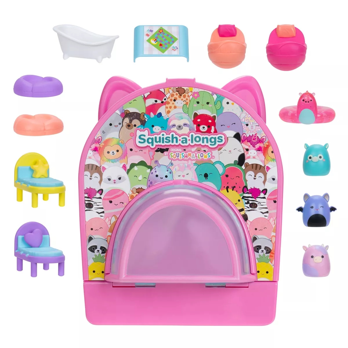 Squishmallows Assorted On The Go Playset Unisex, 3-4 Years