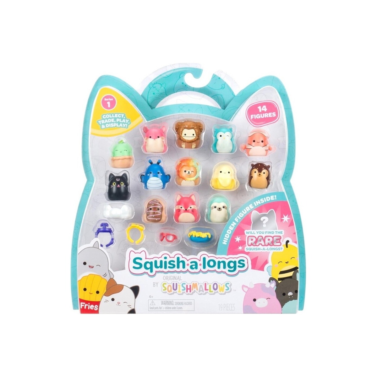 Squishmallows Playset Unisex, 3-4 Years, Pack of 14, SQAL0029
