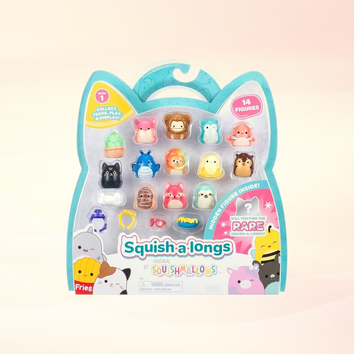 Squishmallows Playset Unisex, 3-4 Years, Pack of 14, SQAL0029