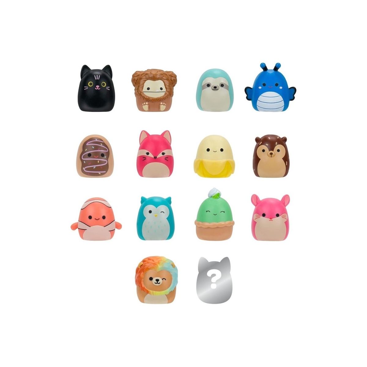 Squishmallows Playset Unisex, 3-4 Years, Pack of 14, SQAL0029