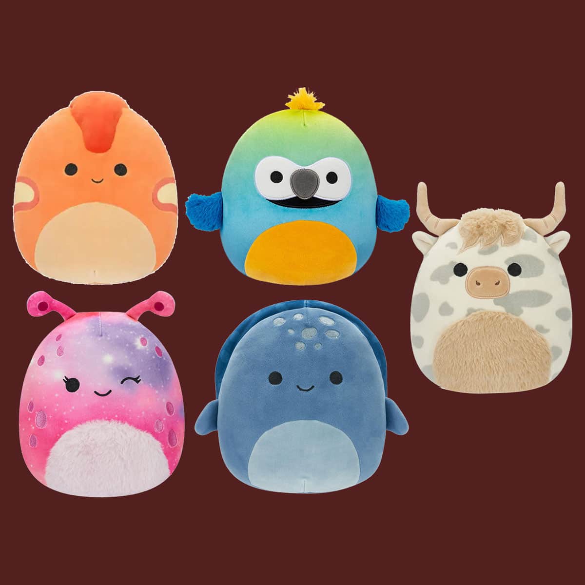 Squishmallows SQCR04067 7.5" Assorted Plush Toy Unisex, 3-4 Years