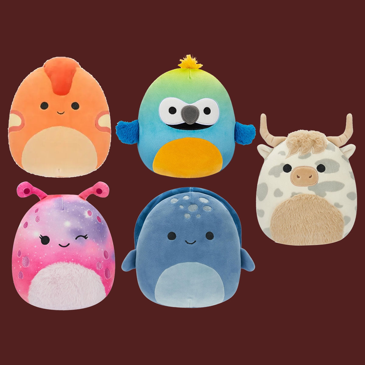 Squishmallows SQCR04067 7.5" Assorted Plush Toy Unisex, 3-4 Years