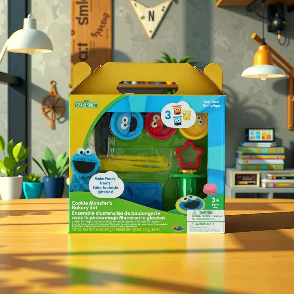 Sesame Street Cookie Monster's Bakery Set Unisex, 3-4 Years