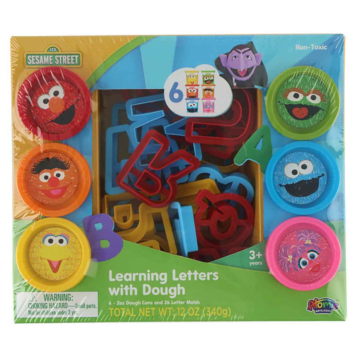 Sesame Street Learning Letters with Dough Kit Unisex, 3-4 Years