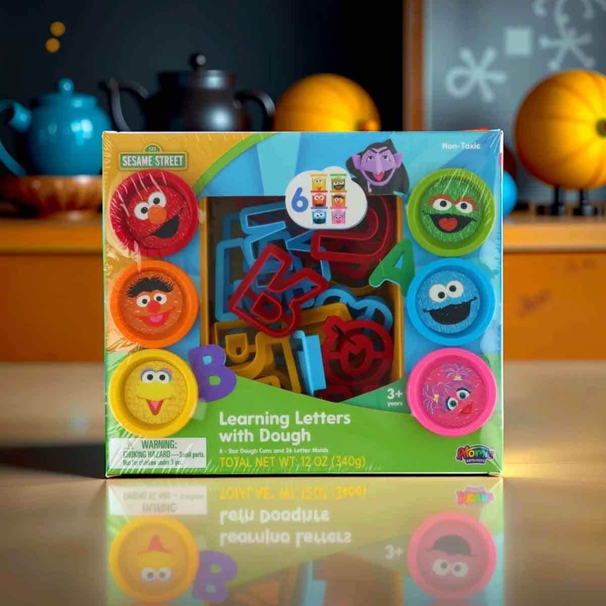 Sesame Street Learning Letters with Dough Kit Unisex, 3-4 Years
