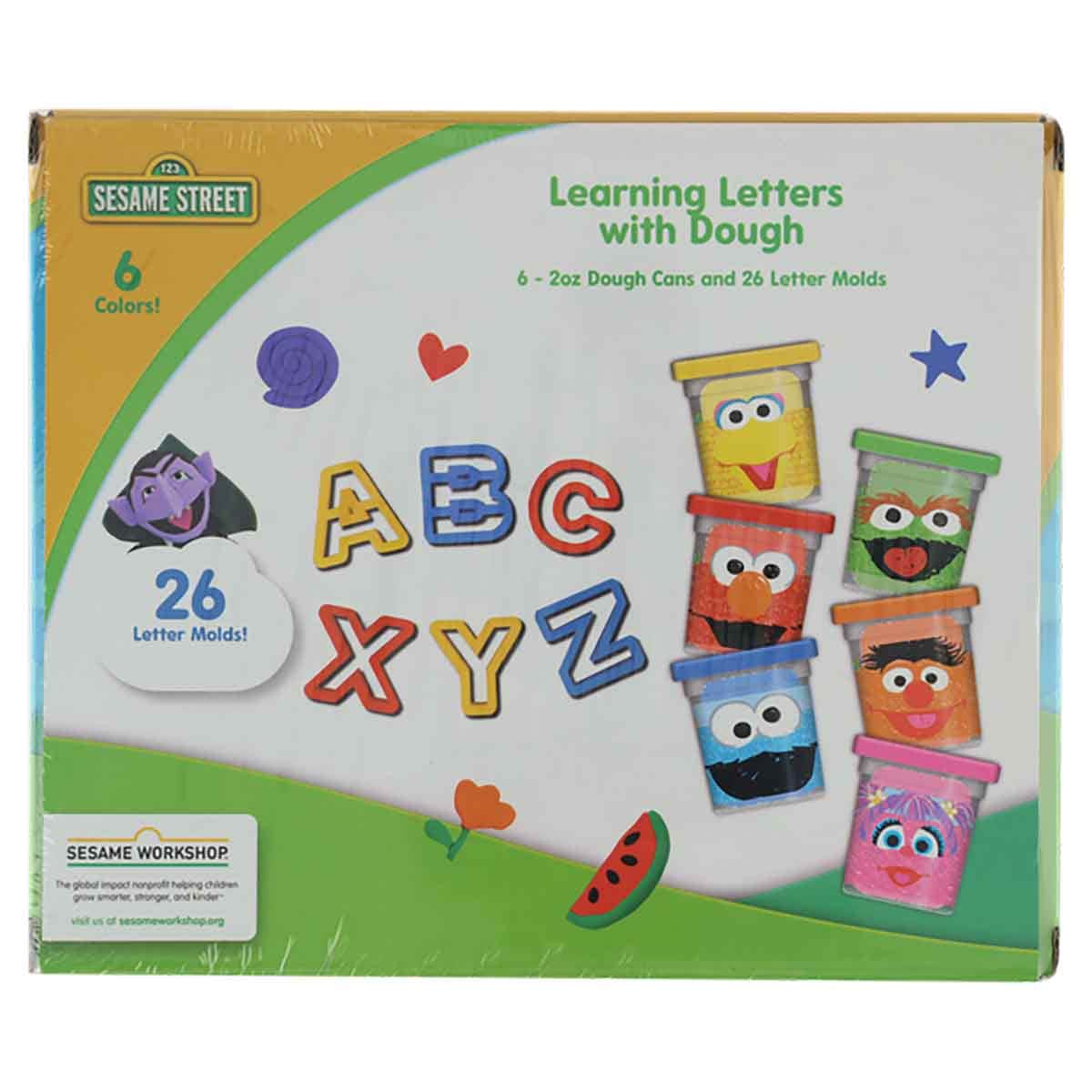 Sesame Street Learning Letters with Dough Kit Unisex, 3-4 Years