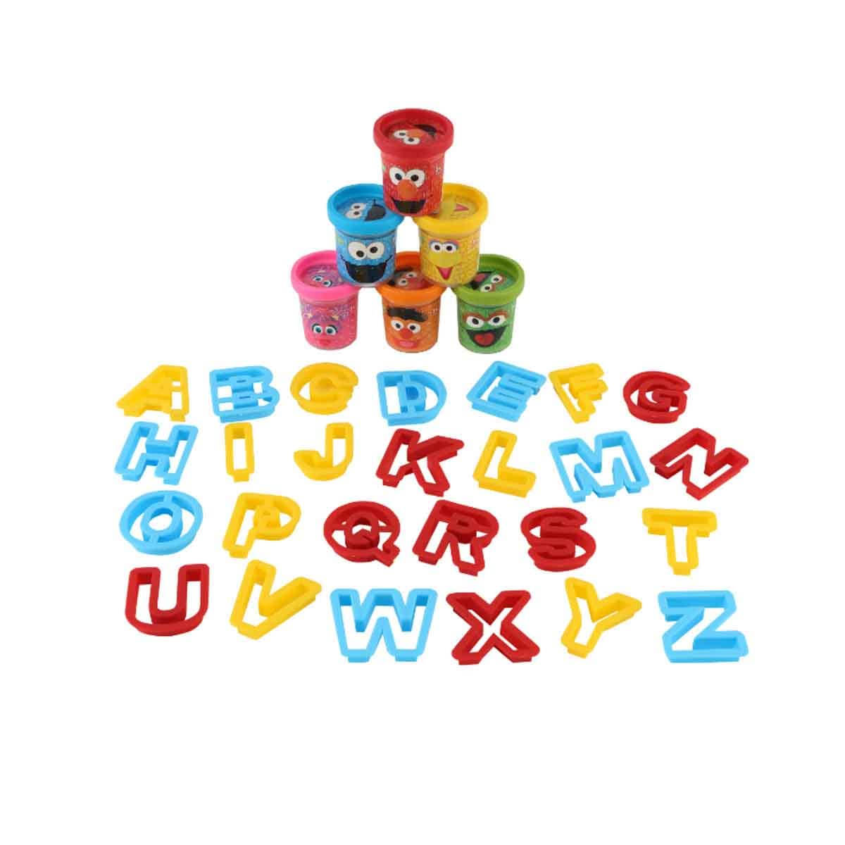 Sesame Street Learning Letters with Dough Kit Unisex, 3-4 Years