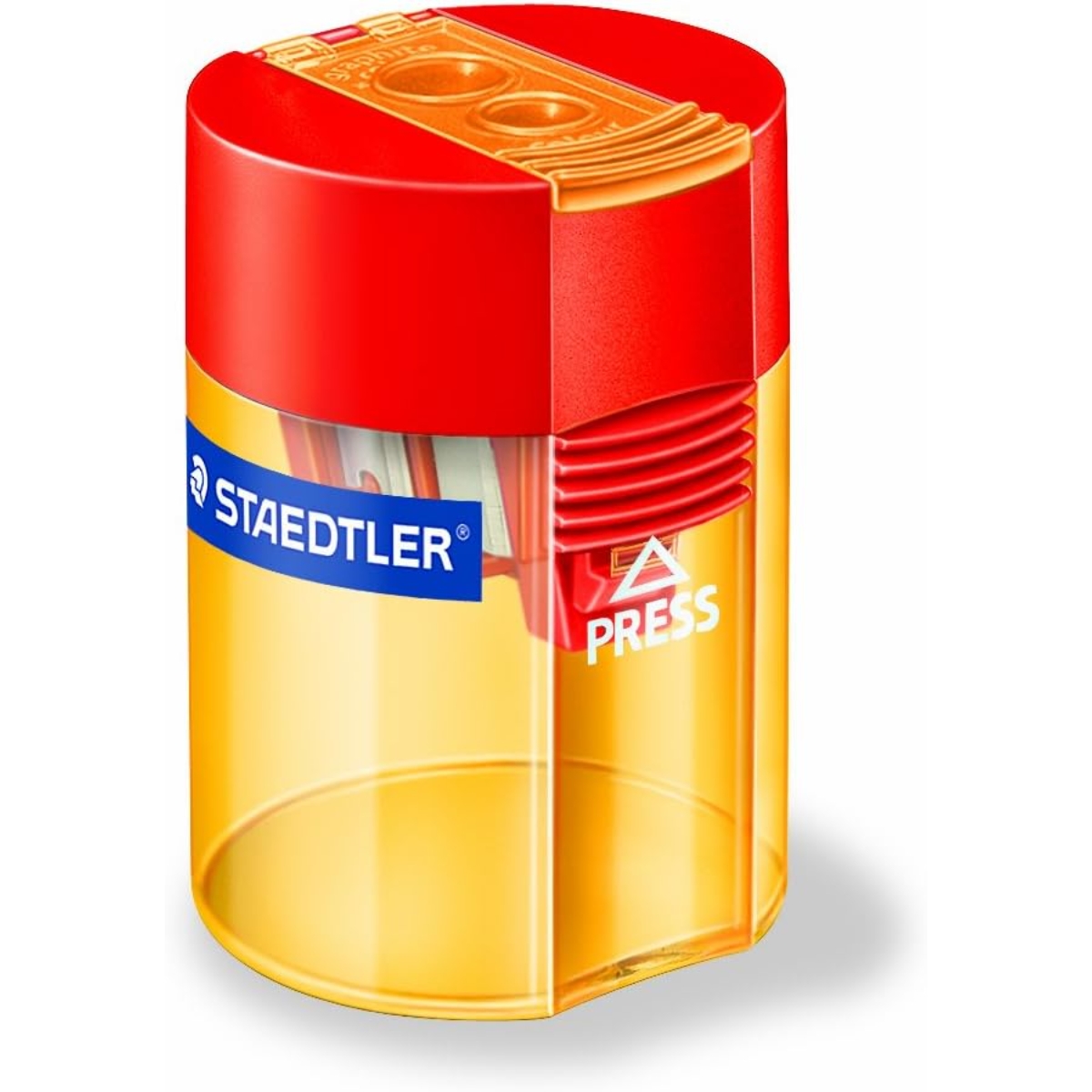 ستيدلر مبراة بغطاء بثقوب مزدوجة ألوان منوعة