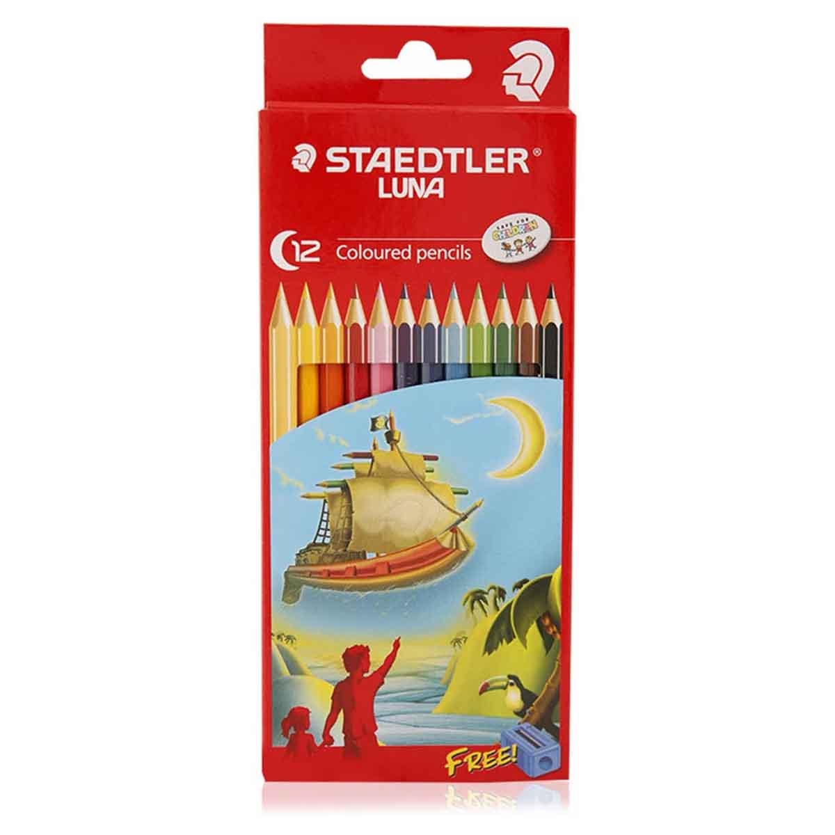 Staedtler Luna Colour Pencils Unisex, 3-4 Years, Pack of 12