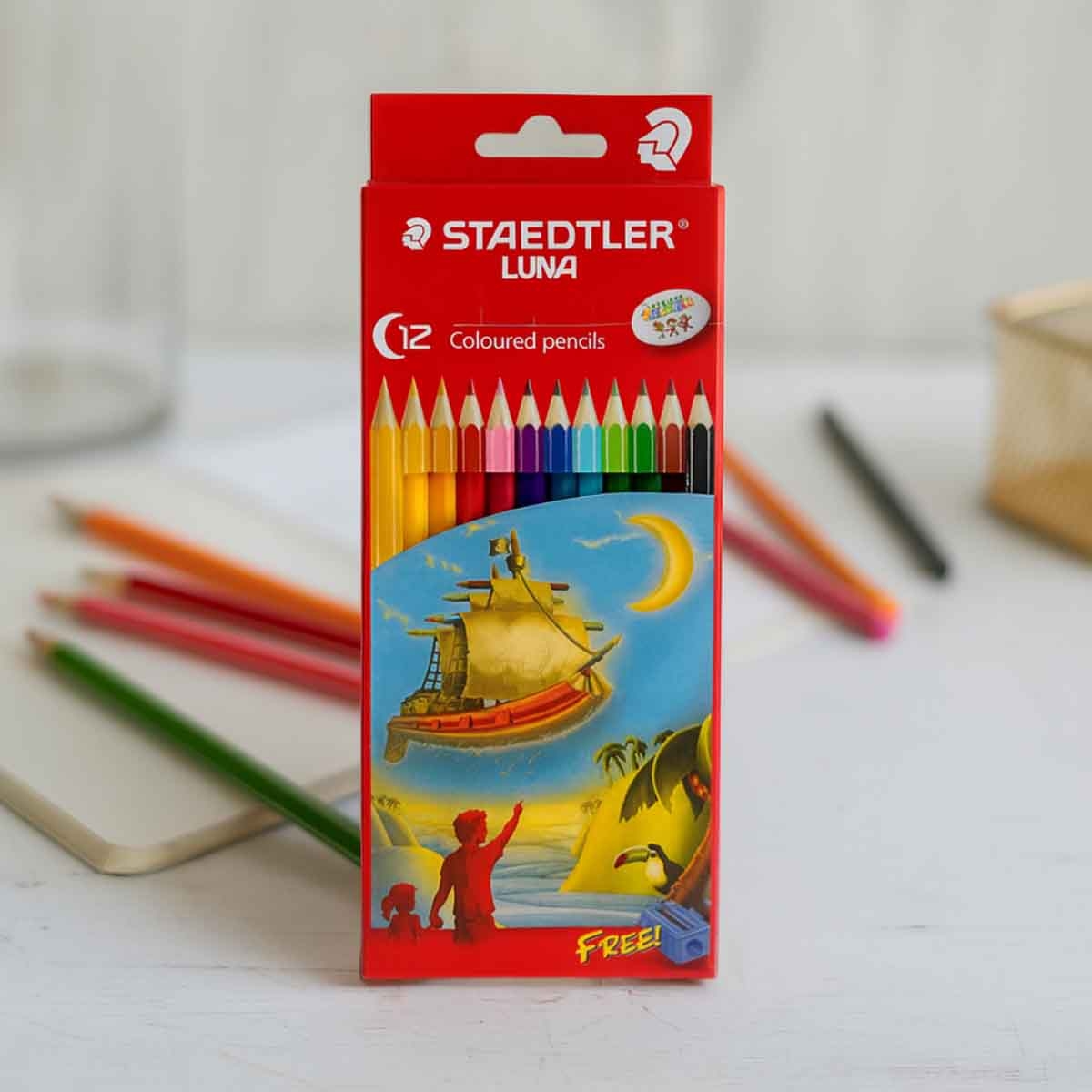 Staedtler Luna Colour Pencils Unisex, 3-4 Years, Pack of 12