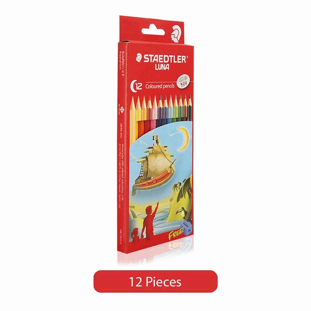 Staedtler Luna Colour Pencils Unisex, 3-4 Years, Pack of 12