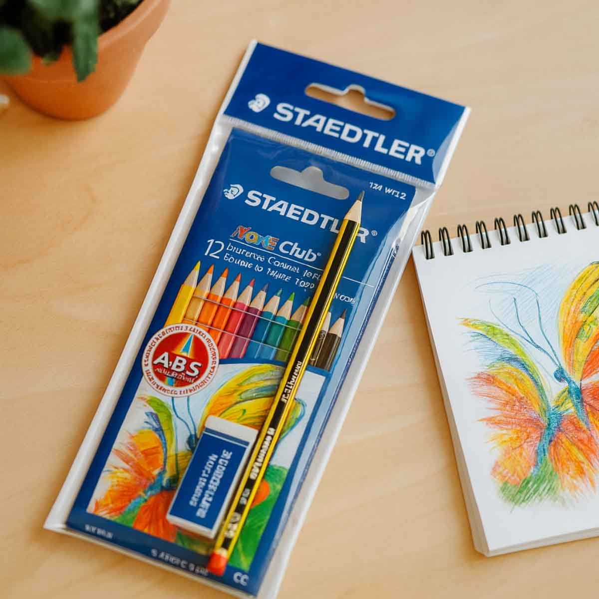 Staedtler Noris Club Colouring Pencils with Pencils and Eraser Unisex, 3-4 Years
