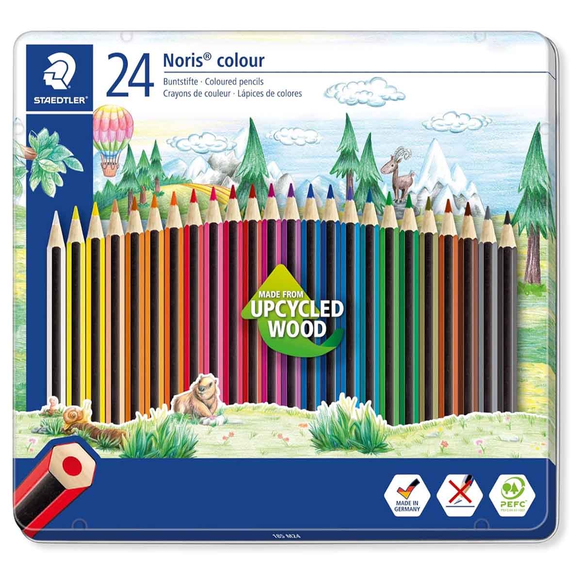 Staedtler Noris Coloured Pencils Unisex, 3-4 Years, Pack of 24