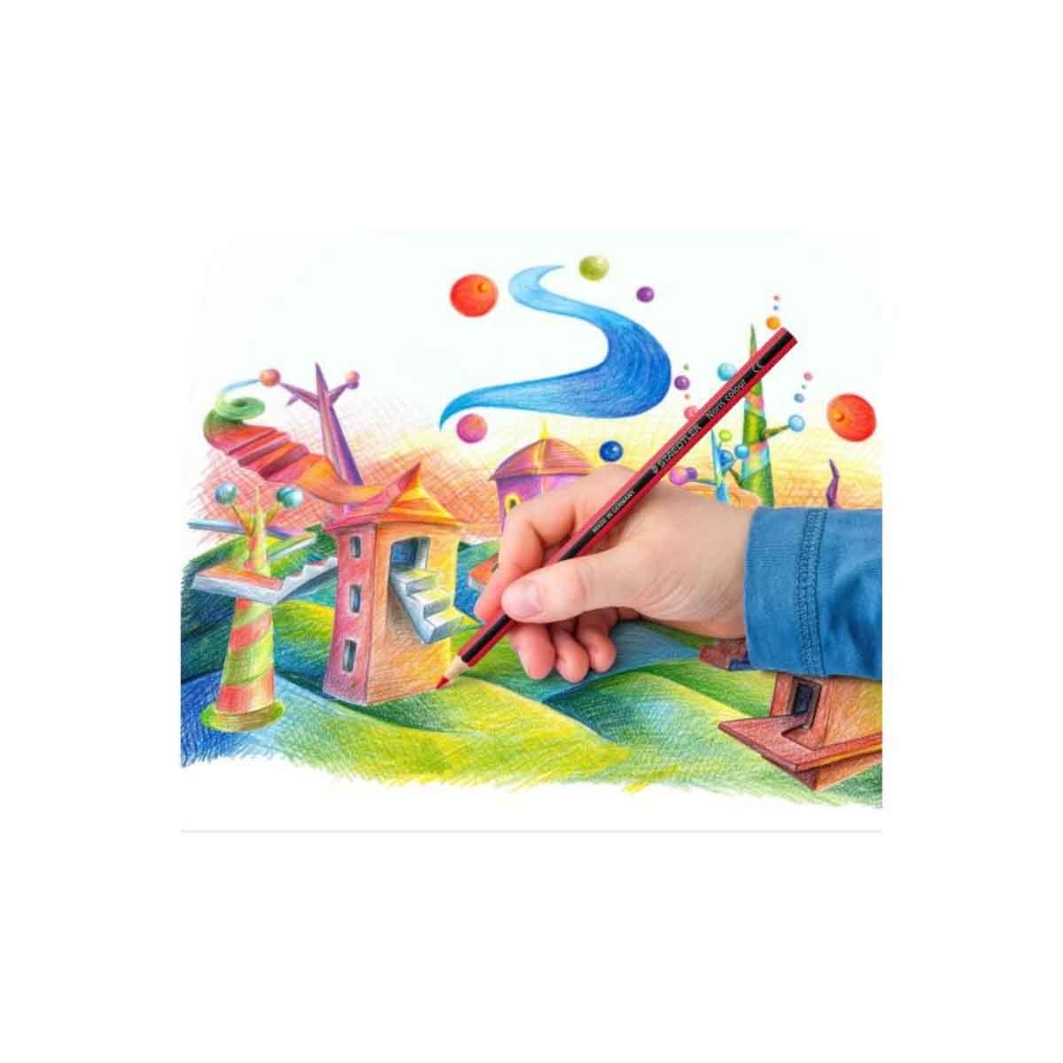 ستيدلر أقلام تلوين نوريس أسطوانية مجموعة من 24 (3-4 سنوات)