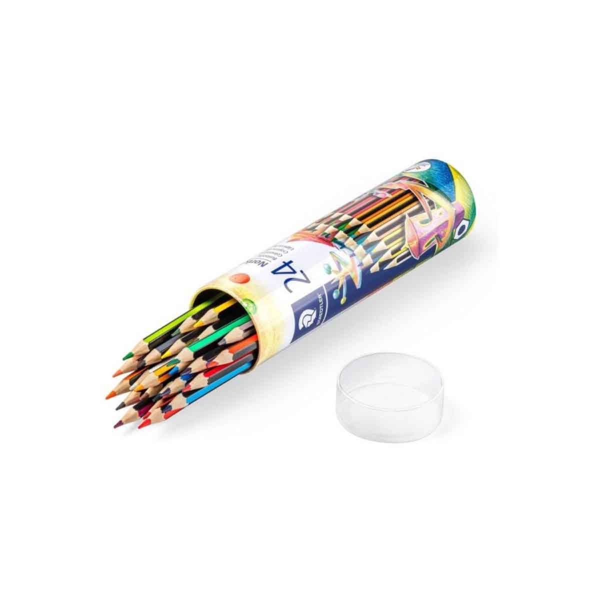 ستيدلر أقلام تلوين نوريس أسطوانية مجموعة من 24 (3-4 سنوات)