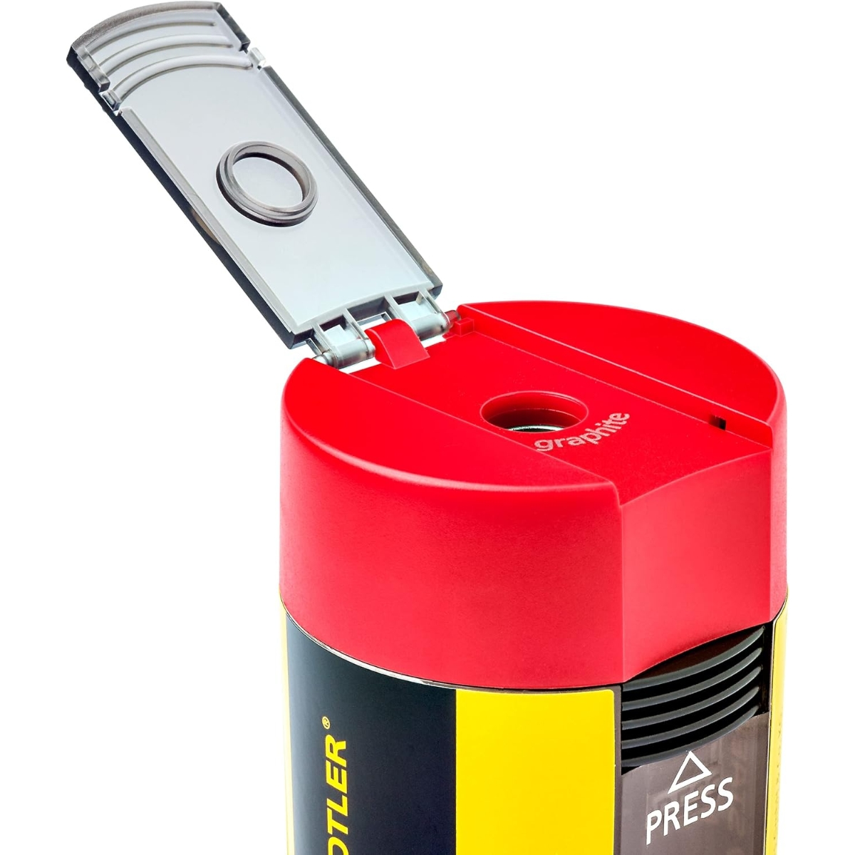 ستيدلر مبراة نوريس بغطاء بثقب واحد