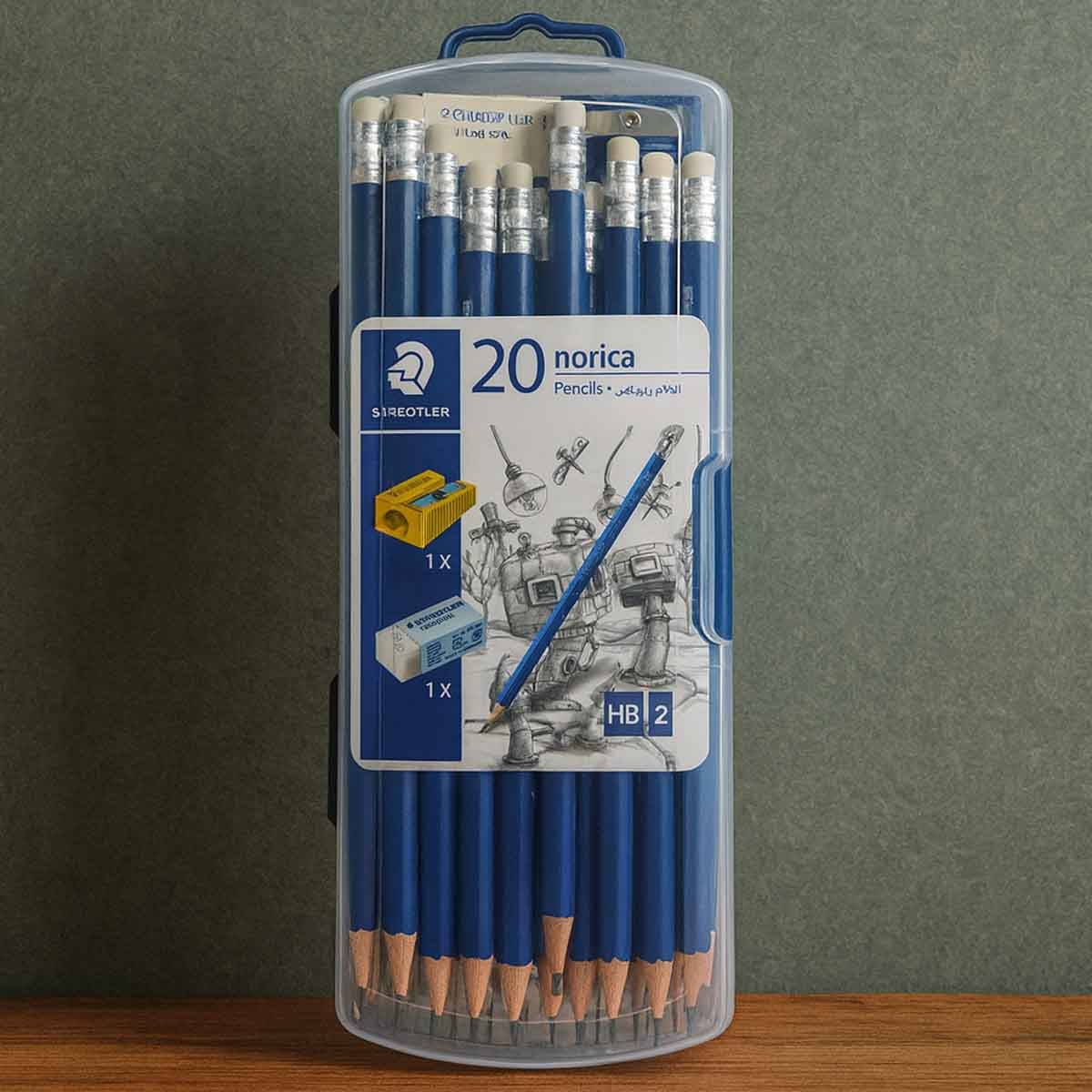 Staedtler Pencils Set with Eraser & Sharpener Unisex, 3-4 Years