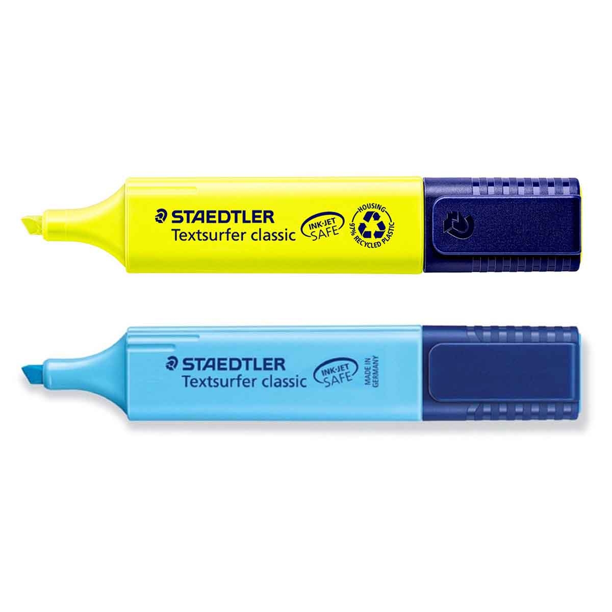 Staedtler Yellow & Blue Highlighter Unisex, 13+ Years, Pack of 2