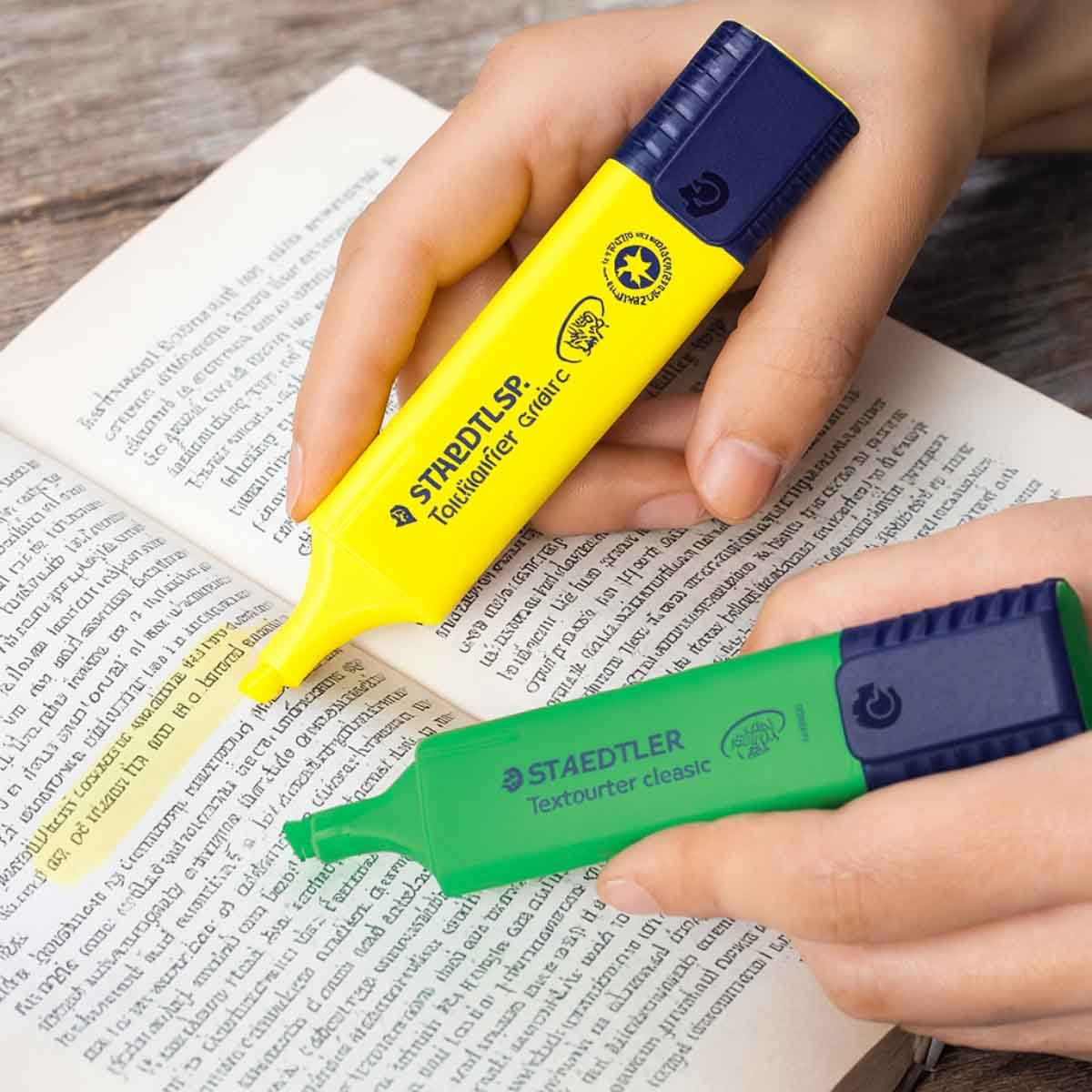 Staedtler Yellow & Green Highlighter Unisex, 13+ Years, Pack of 2
