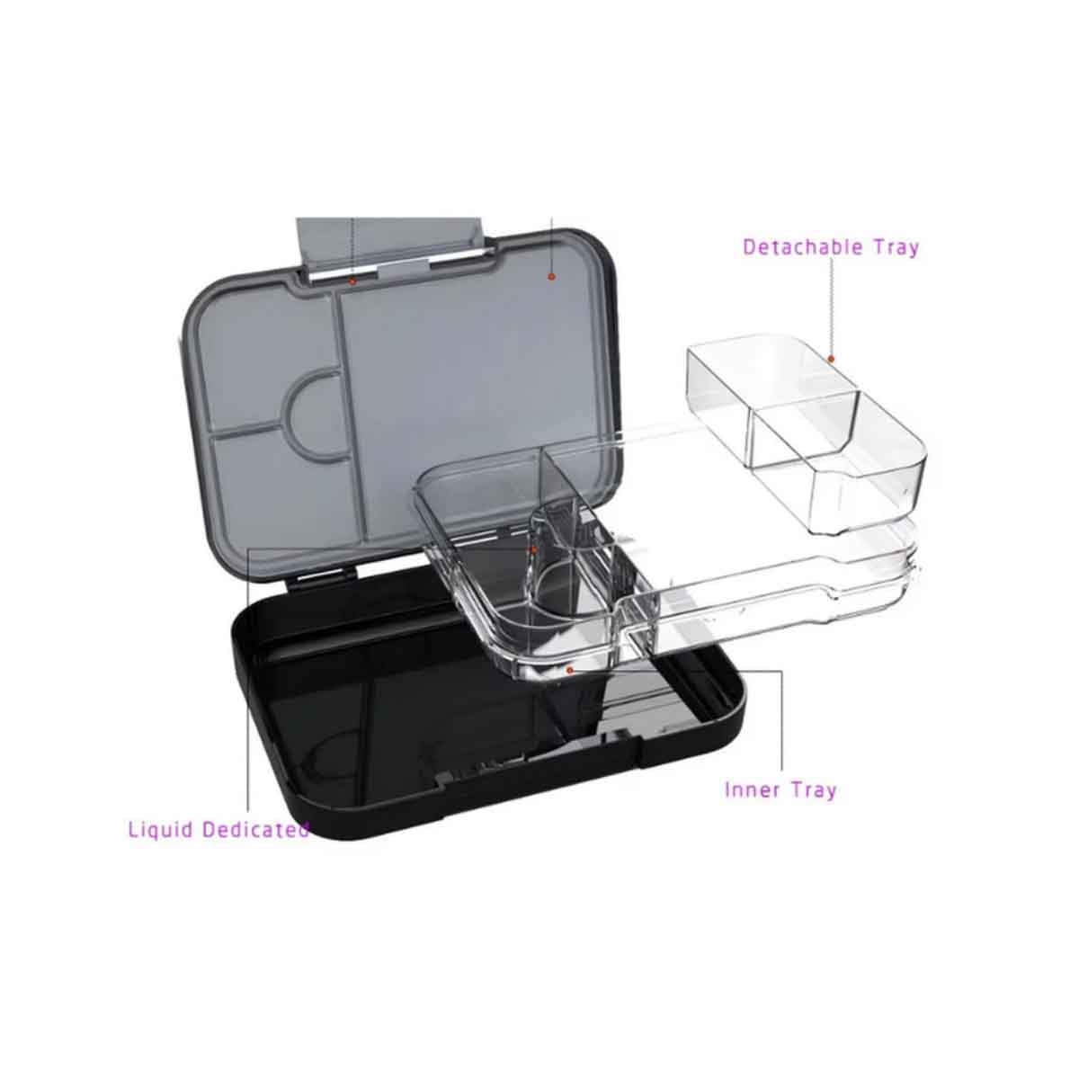 ستارمارز صندوق غداء بنتو لامع سعة 1195 مل للجنسين، من 3 إلى 4 سنوات