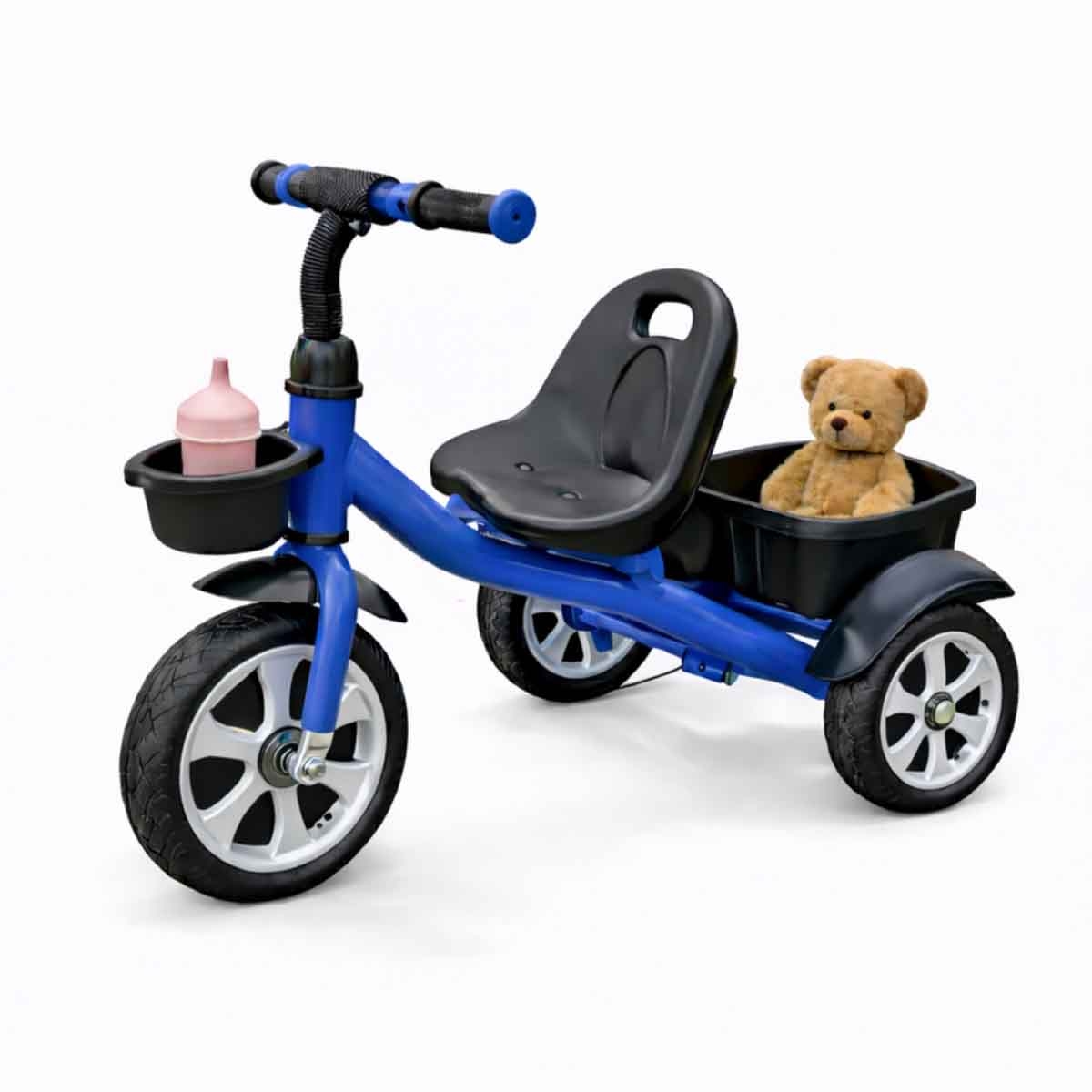 StarMarz Blue 3-Wheel Manual Ride-On Tricycle Unisex, 3-4 Years
