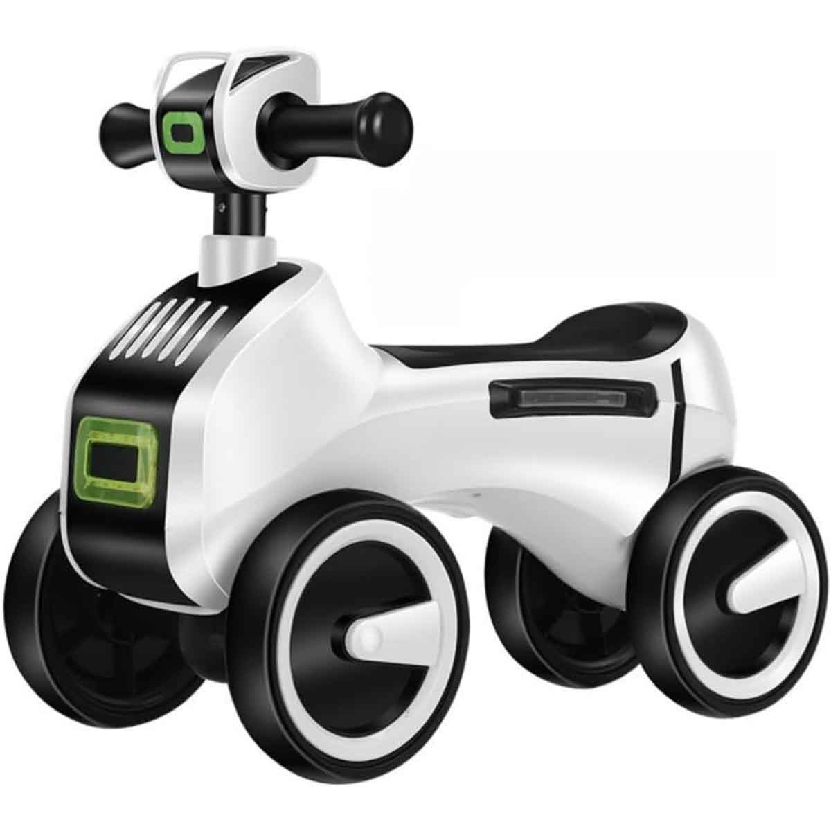 ستارمارز دراجة ركوب يدوية بإضاءة LED وموسيقى للأطفال للجنسين، 3-4 سنوات