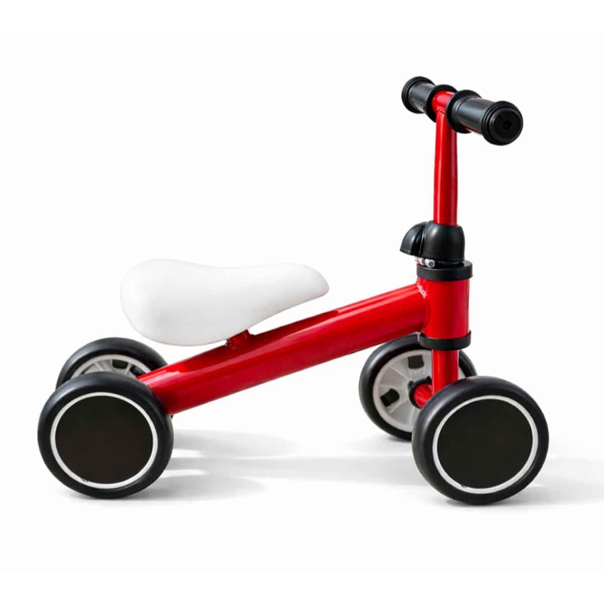دراجة التوازن اليدوية للأطفال من ستار مارز، لون أحمر، للجنسين، من 3 إلى 4 سنوات