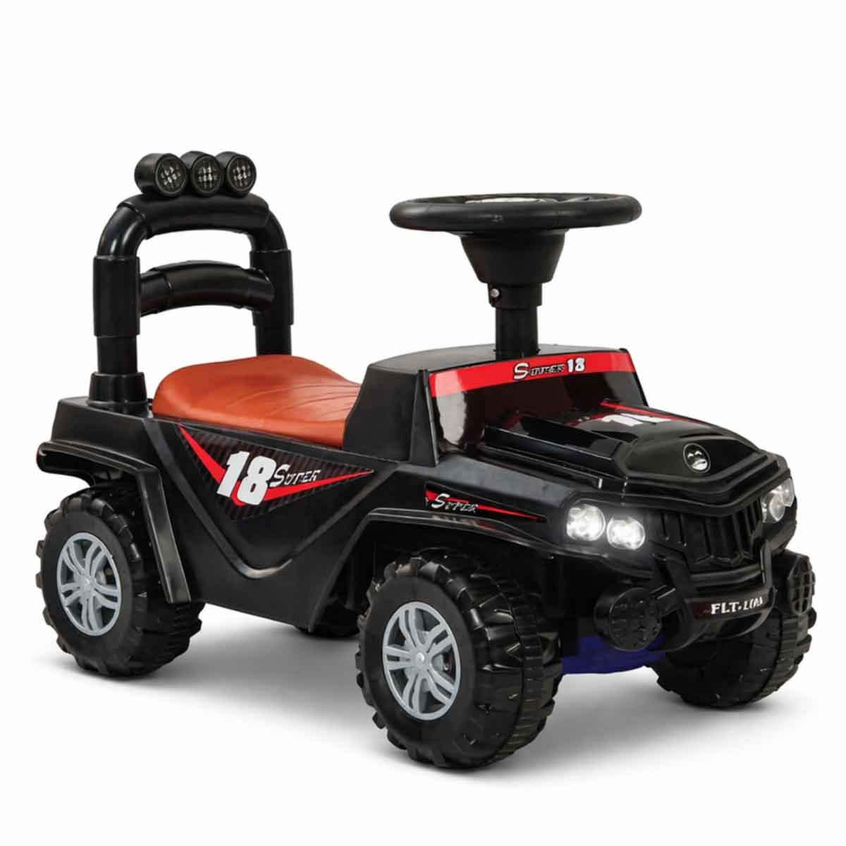 ستارمارز جيب ركوب يدوي سوبر 18 للطرق الوعرة للأطفال للجنسين، 3-4 سنوات