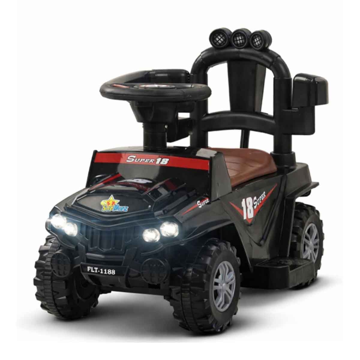 ستارمارز جيب ركوب يدوي سوبر 18 للطرق الوعرة للأطفال للجنسين، 3-4 سنوات