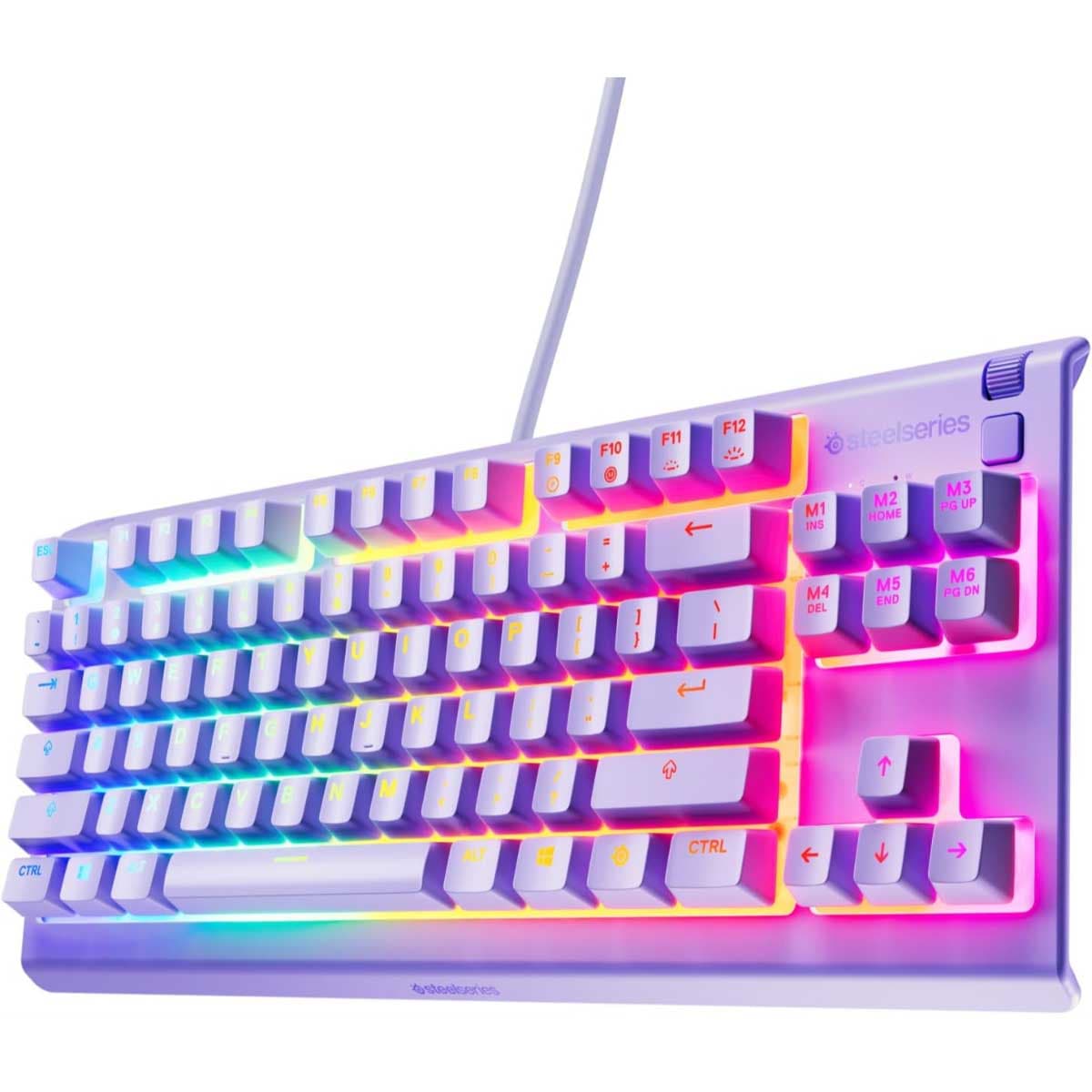 SteelSeries Lavender Apex 3 TKL Gaming Keyboard (US Layout)