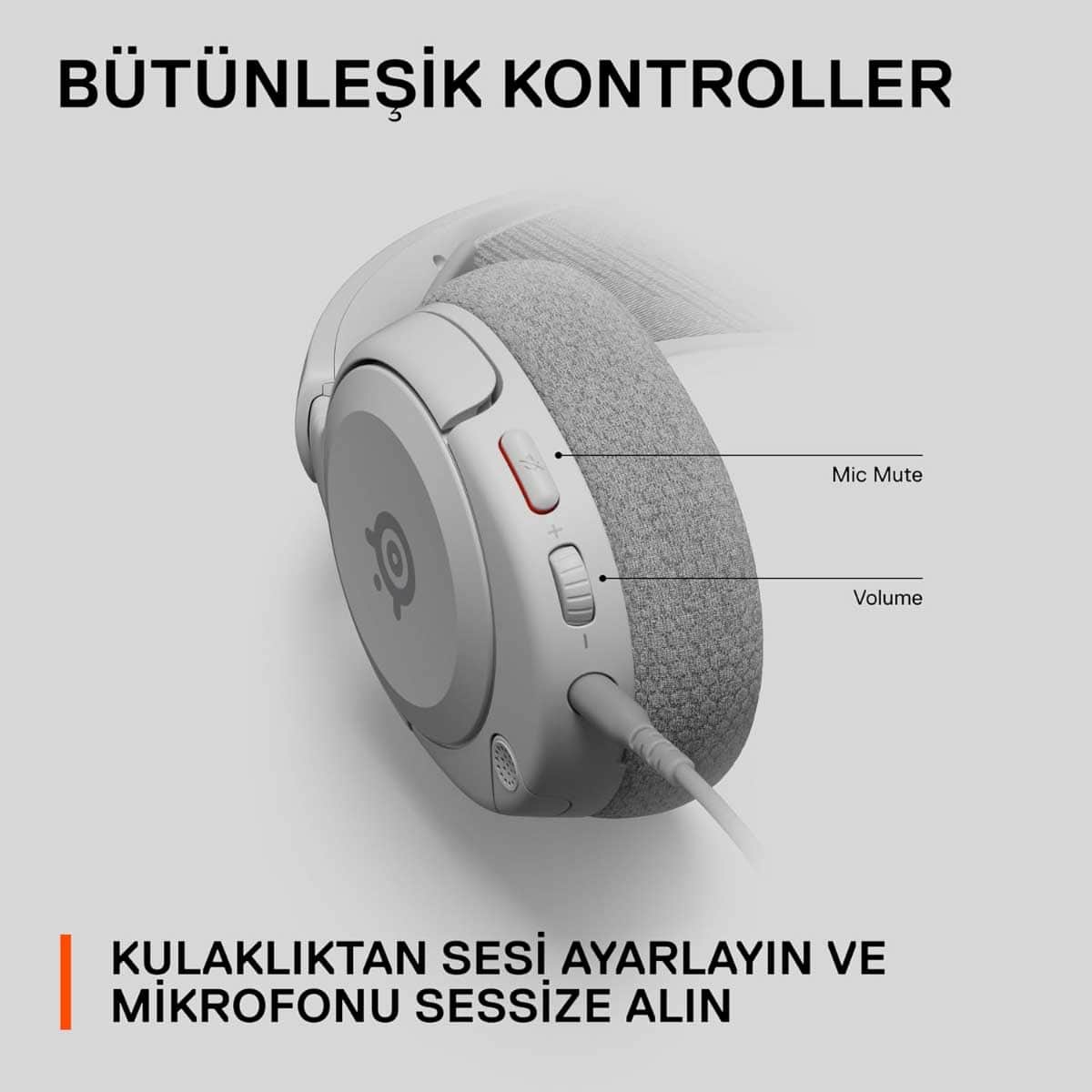 ستيل سيريز سماعة الألعاب السلكية أركتيس نوفا 1 بتصميم يغطي الأذن بالكامل