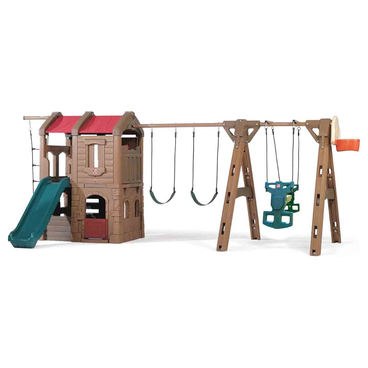 Step2 Adventure Lodge Play Center with Glider Unisex, 3-4 Years