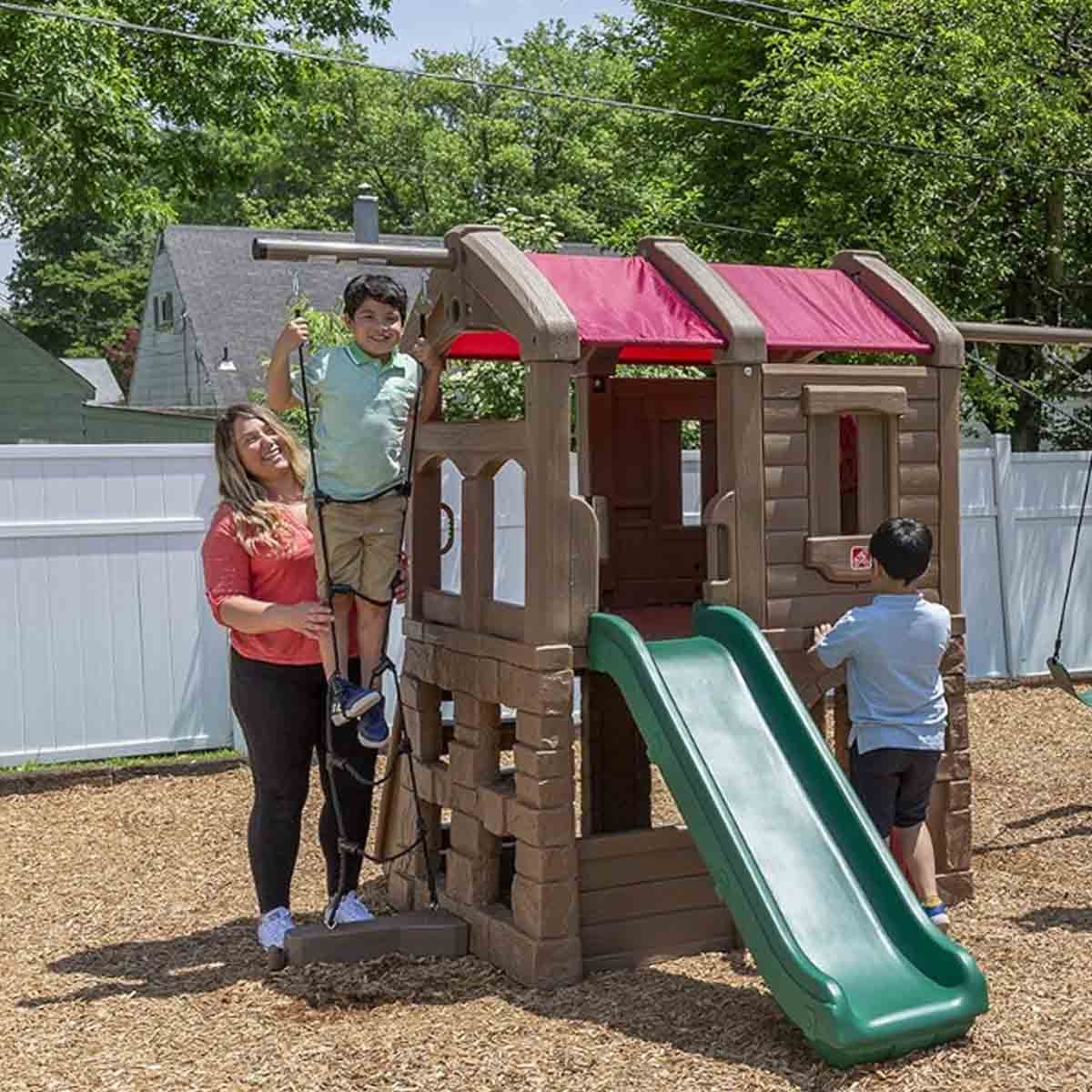 Step2 Adventure Lodge Play Center with Glider Unisex, 3-4 Years